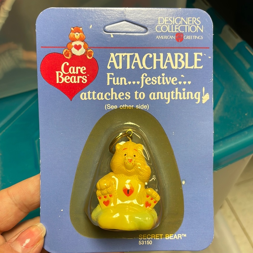 Vintage Care Bears key chain